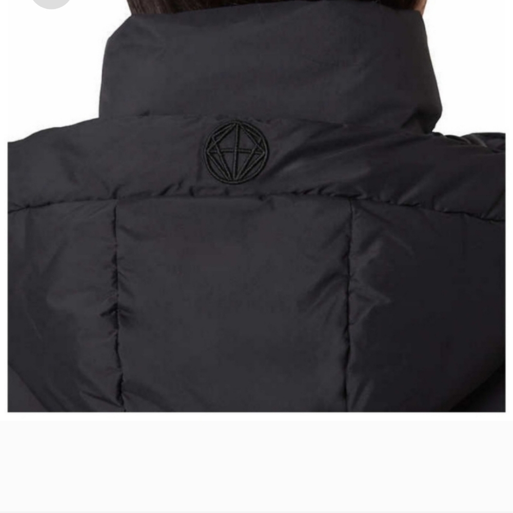 Mondetta Ladies Square Quilted Down Parka ~ BLACK - Picture 3 of 9